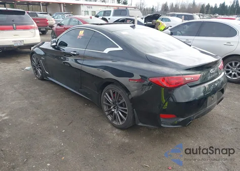 2017 Infiniti Q60 3.0T Red Sport 400 z USA, uszkodzony, nr VIN JN1FV7EK5HM610367